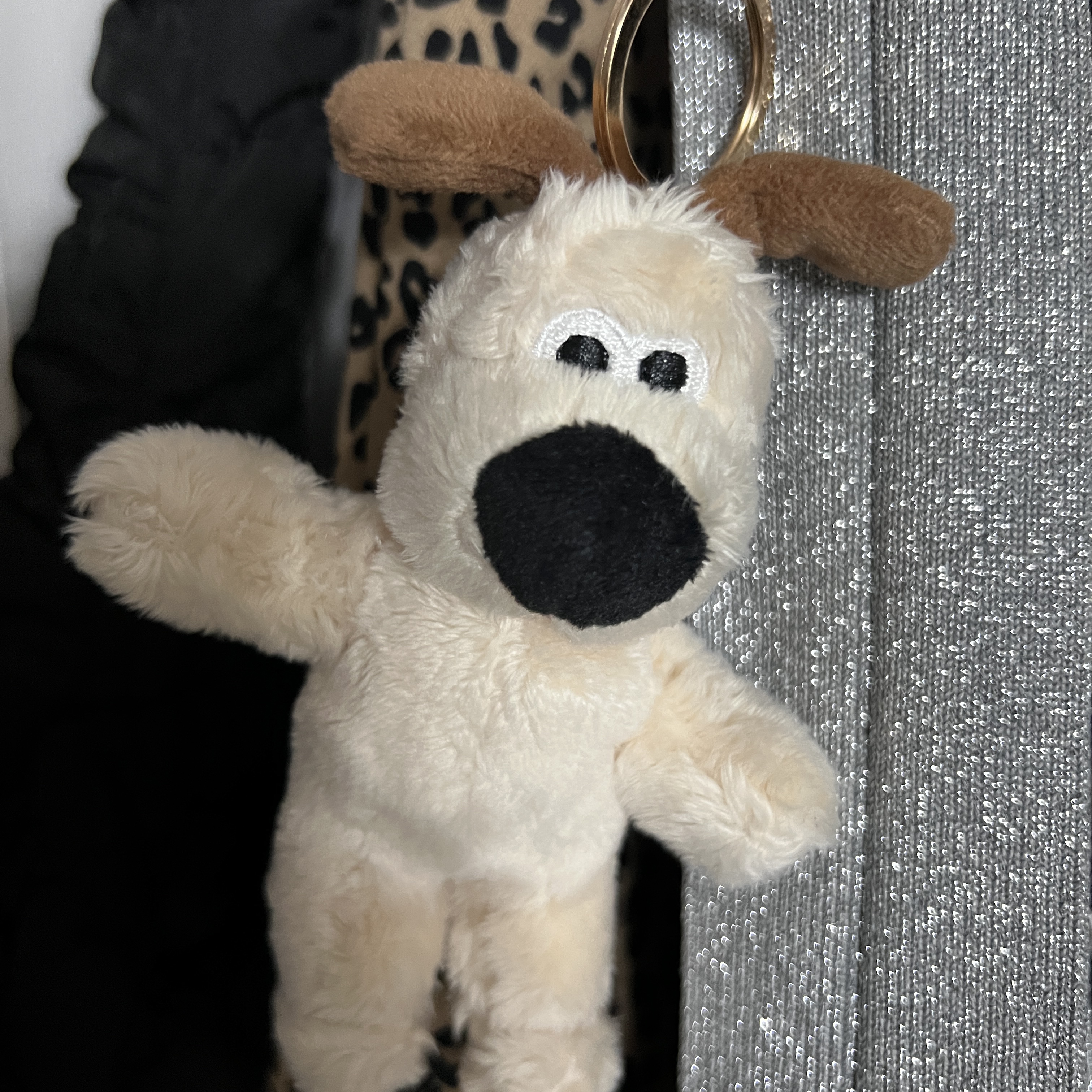 Dream C&C Wallace & Gromit Mini Keyring Plush 12cm 착용 스타일 - 1