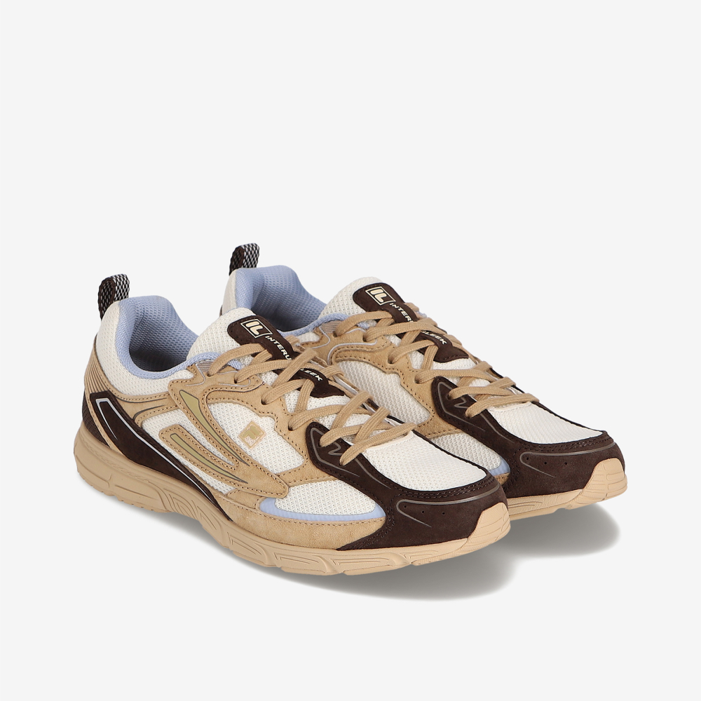 [6% 적립] 휠라 인터런 슬릭 LX 화이트브라운([6% 적립] FILA Interrun Sleek LX White/Brown) - 2