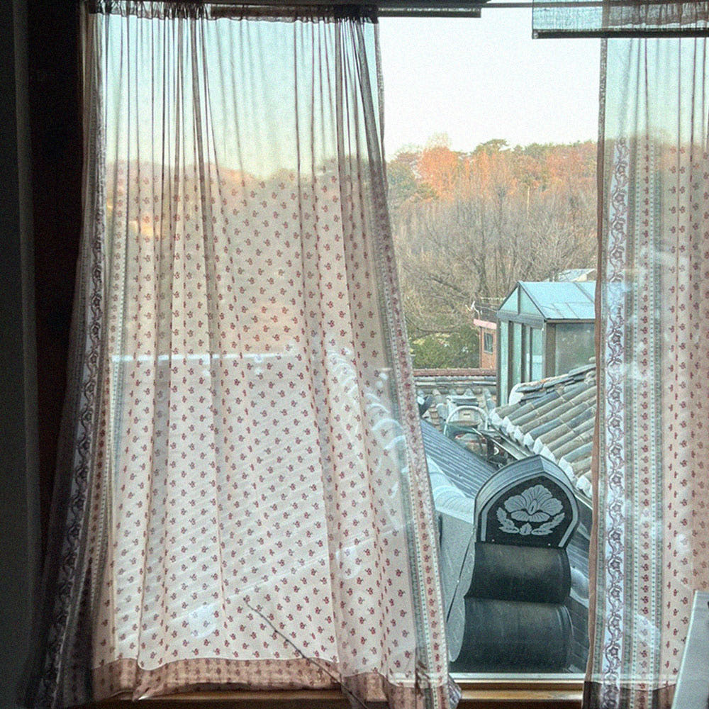 무성화 차이티 에스닉 보헤미안 쉬폰 가리개 커튼 140x230cm(MUSEONGHWA Caiti Ethnic Bohemian Chiffon Curtain 140x230cm) - 2