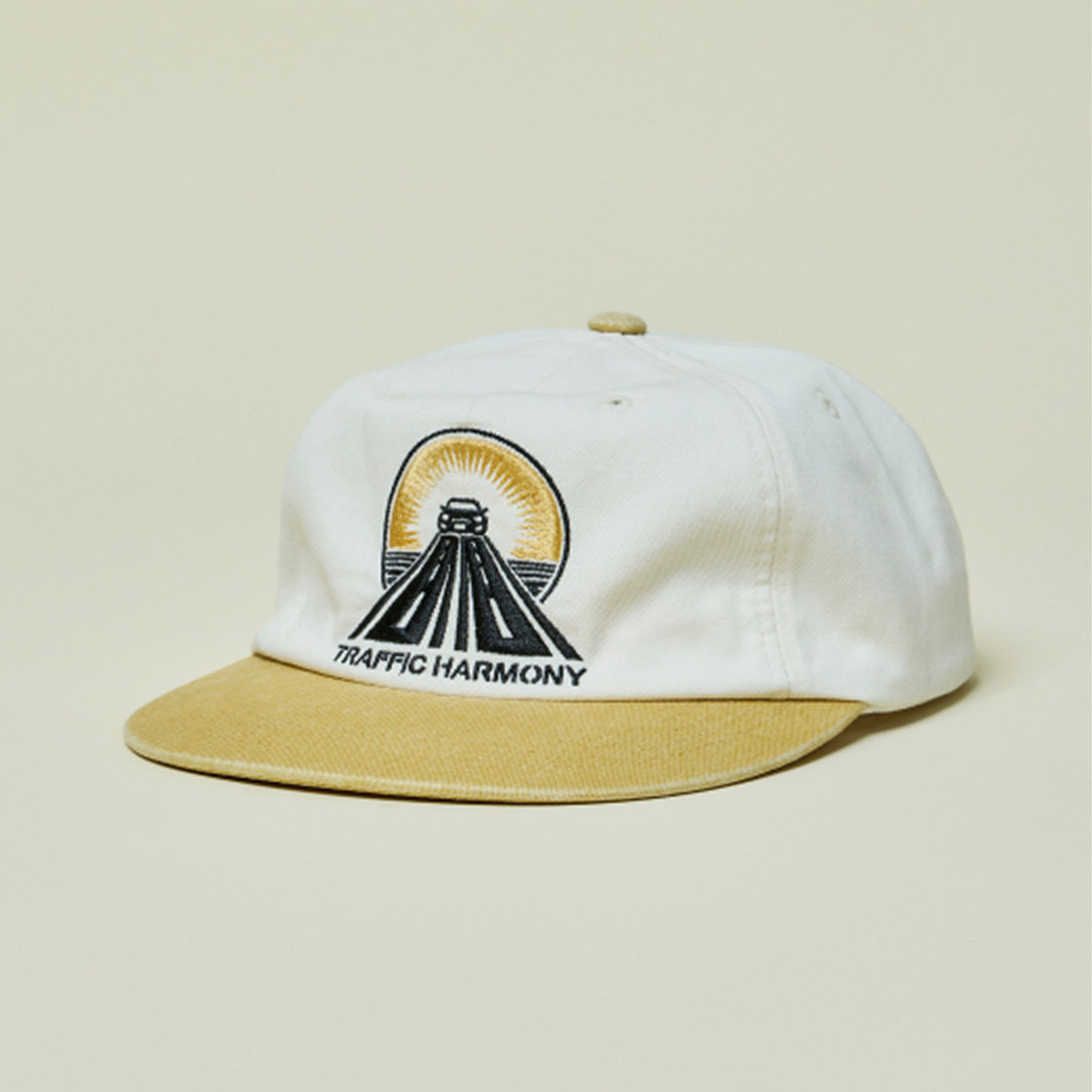 트래픽하모니 드라이브 로고 트러커햇 아이보리&엘로우(Traffic Harmony Drive Logo Trucker Hat Ivory & Yellow) - 4