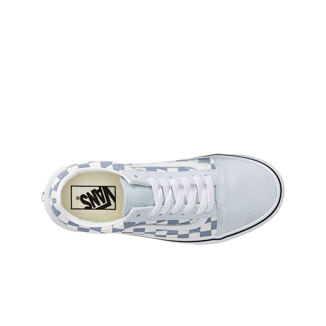 반스 올드스쿨 체커보드 던 미스트 블루(Vans Old Skool Checkerboard Dawn Mist Blue) - 2