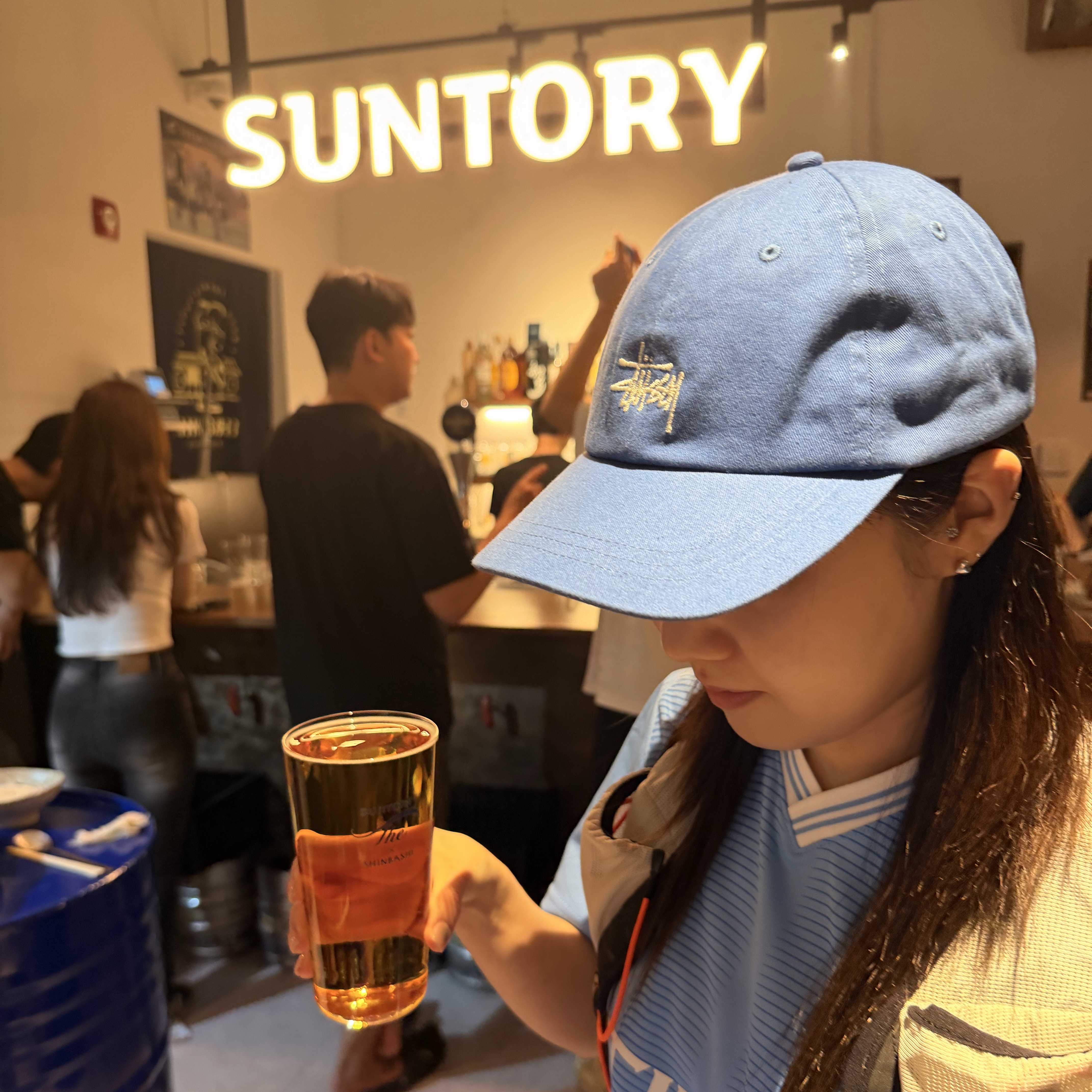 Puma Manchester City 2023/24 Home Jersey Team Light Blue (Non Marking Ver.), Stussy Basic Stock Low Pro Cap Navy 착용 스타일