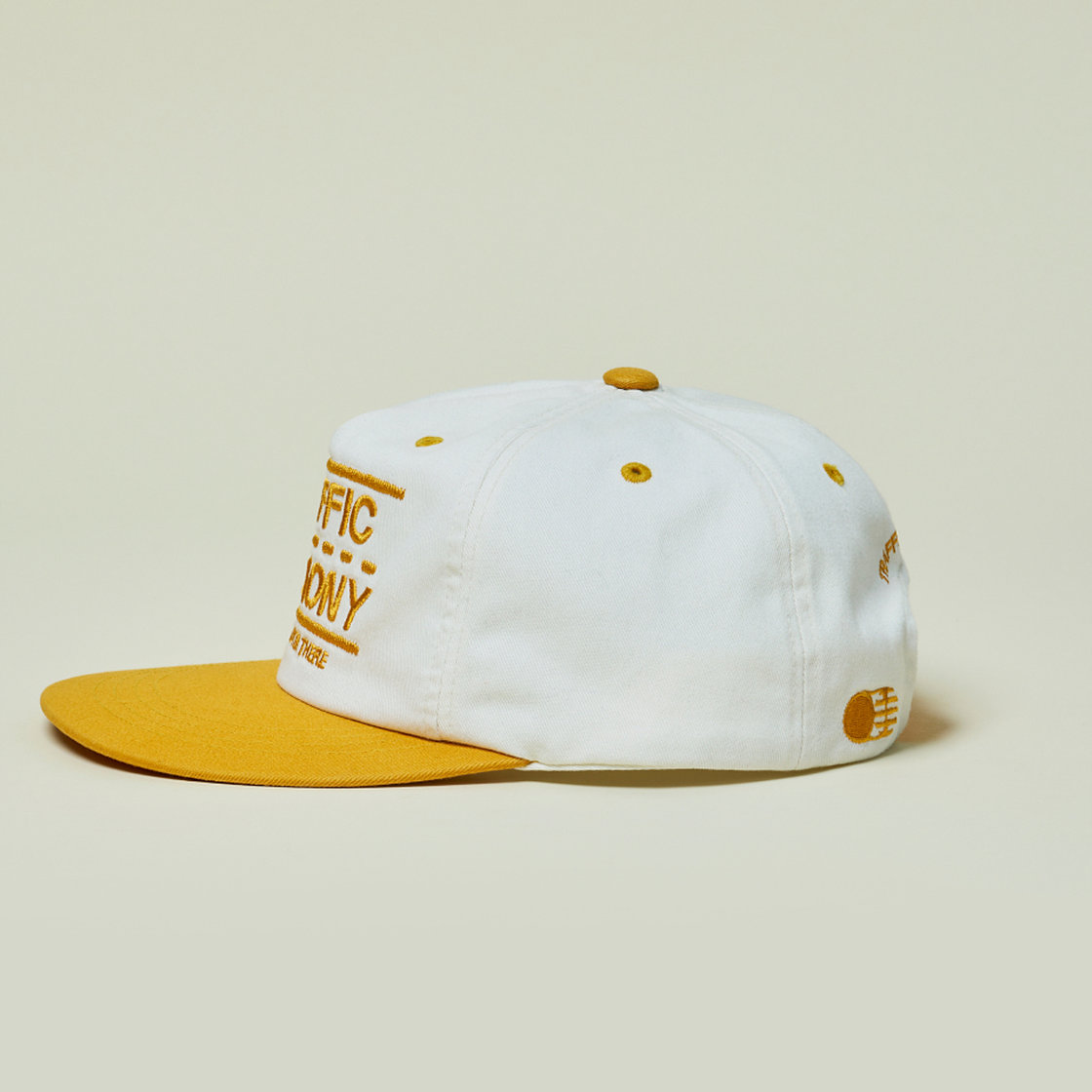 트래픽하모니 트래픽 라인 로고 트러커햇 아이보리&엘로우(Traffic Harmony Traffic Lane Logo Trucker Hat Ivory & Yellow) - 6