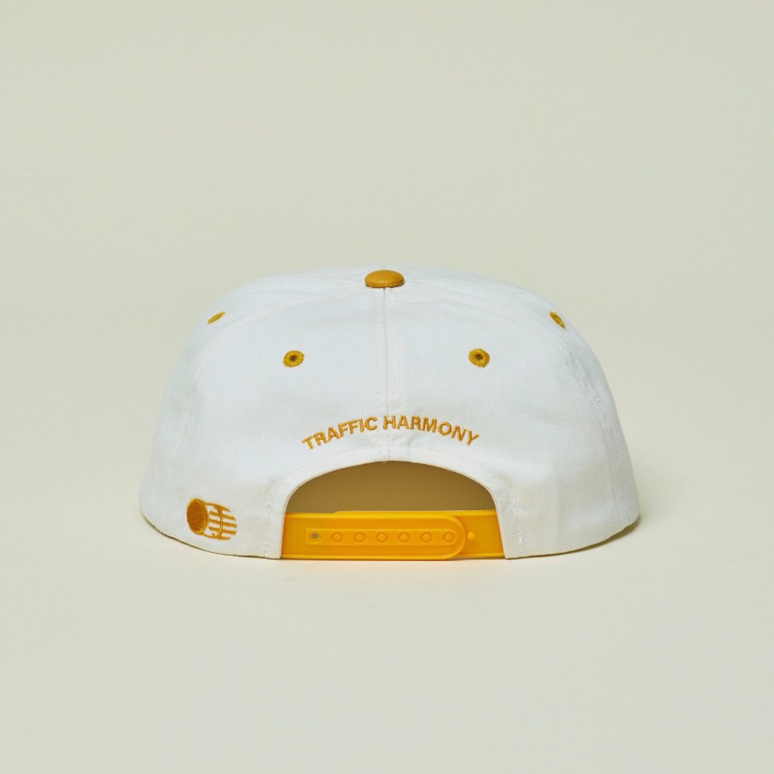 트래픽하모니 라운드 로고 트러커햇 아이보리&엘로우(Traffic Harmony Round Logo Trucker Hat Ivory & Yellow) - 6