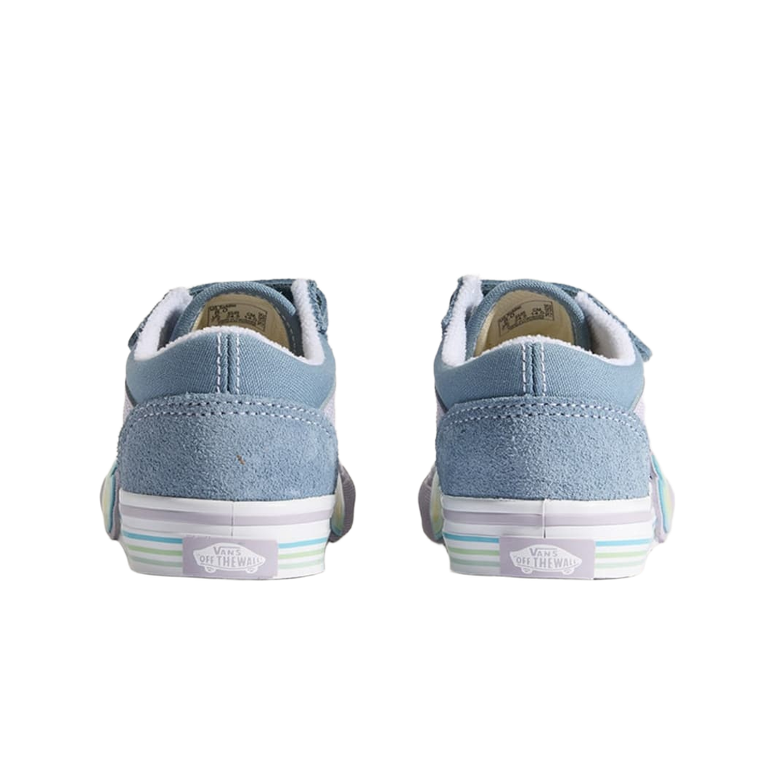 (TD) 반스 올드스쿨 벨크로 하트 블루((TD) Vans Old Skool Velcro Heart Blue) - 2
