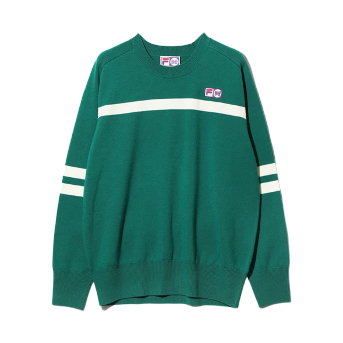 니들스 x 휠라 헤리티지 스웨터 그린(Needles x Fila Heritage Sweater Green)