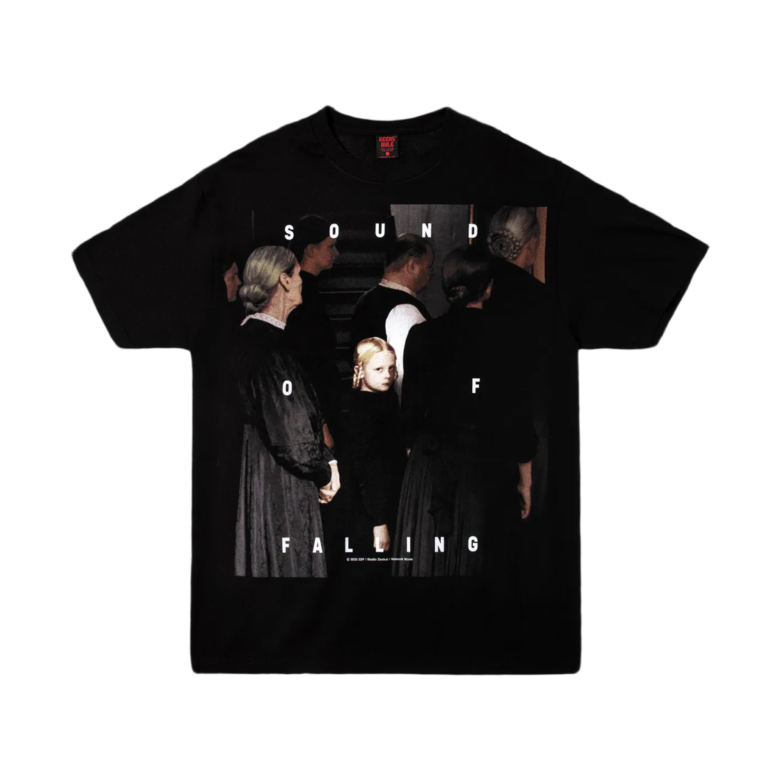 긱스 룰 x 사운드 오브 폴링 실크스크린 프린팅 티셔츠 블랙(Geeks Rule x Sound of Falling Silkscreen Printing T-Shirt Black) - 1