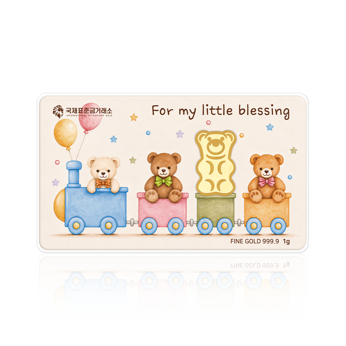 국제표준금거래소 곰돌이 골드바 1g(International Standard Gold -Teddy Bear Gold Bar 1g) - 2