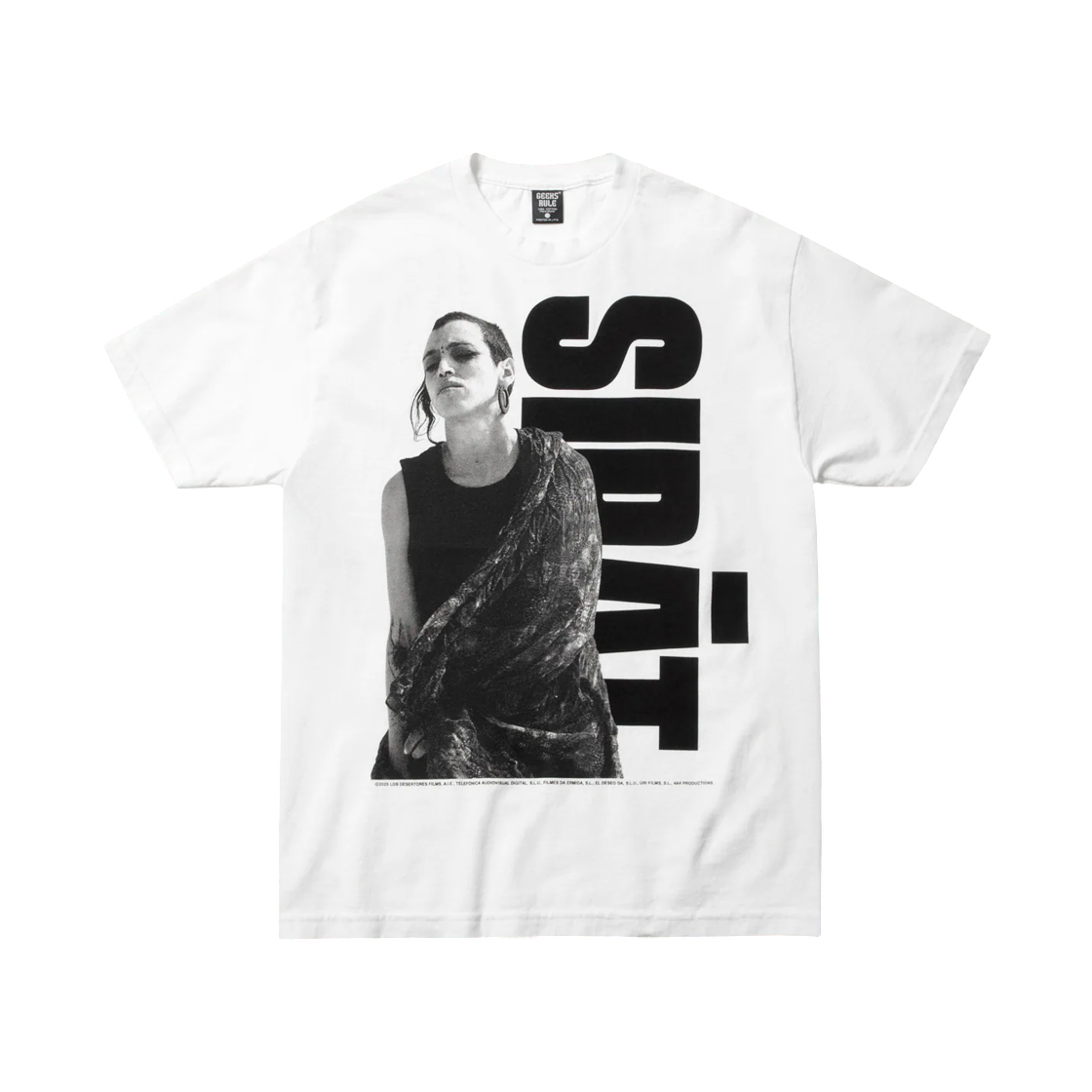 긱스 룰 x 시라트 실크스크린 프린팅 티셔츠 Vol.01 화이트(Geeks Rule x Sirat Silkscreen Printing T-Shirt Vol.01 White)