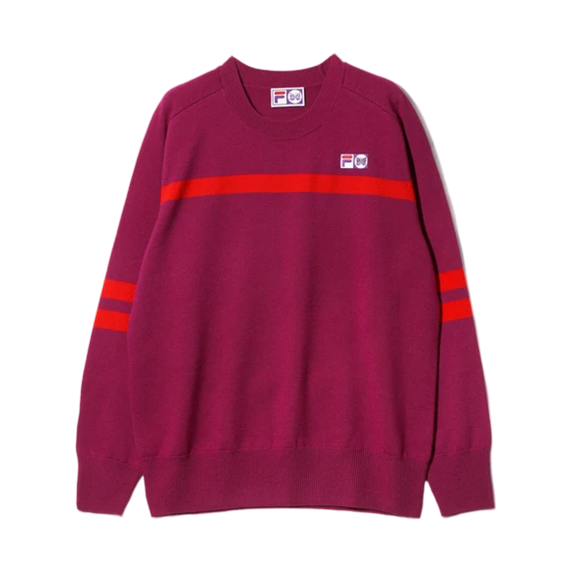 니들스 x 휠라 헤리티지 스웨터 핑크(Needles x Fila Heritage Sweater Pink)