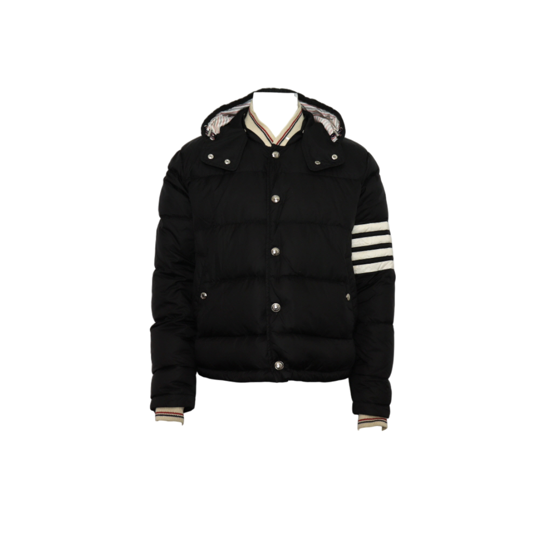 IT62G6M29CDA THOM BROWNE MJD061X Black Nylon Down Jacket