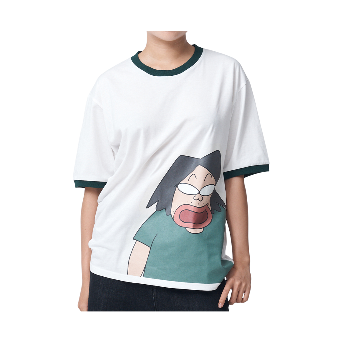 댄꼼마 짱구 오수 야광 반팔 티셔츠(DANCOMMA Crayon Shin-chan Osu Glow-in-the-Dark Short-Sleeve T-Shirt) - 6