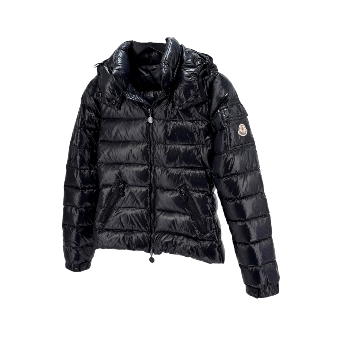IT7IU2EEK79E Moncler Bady Women Hooded Puffer Jacket Black