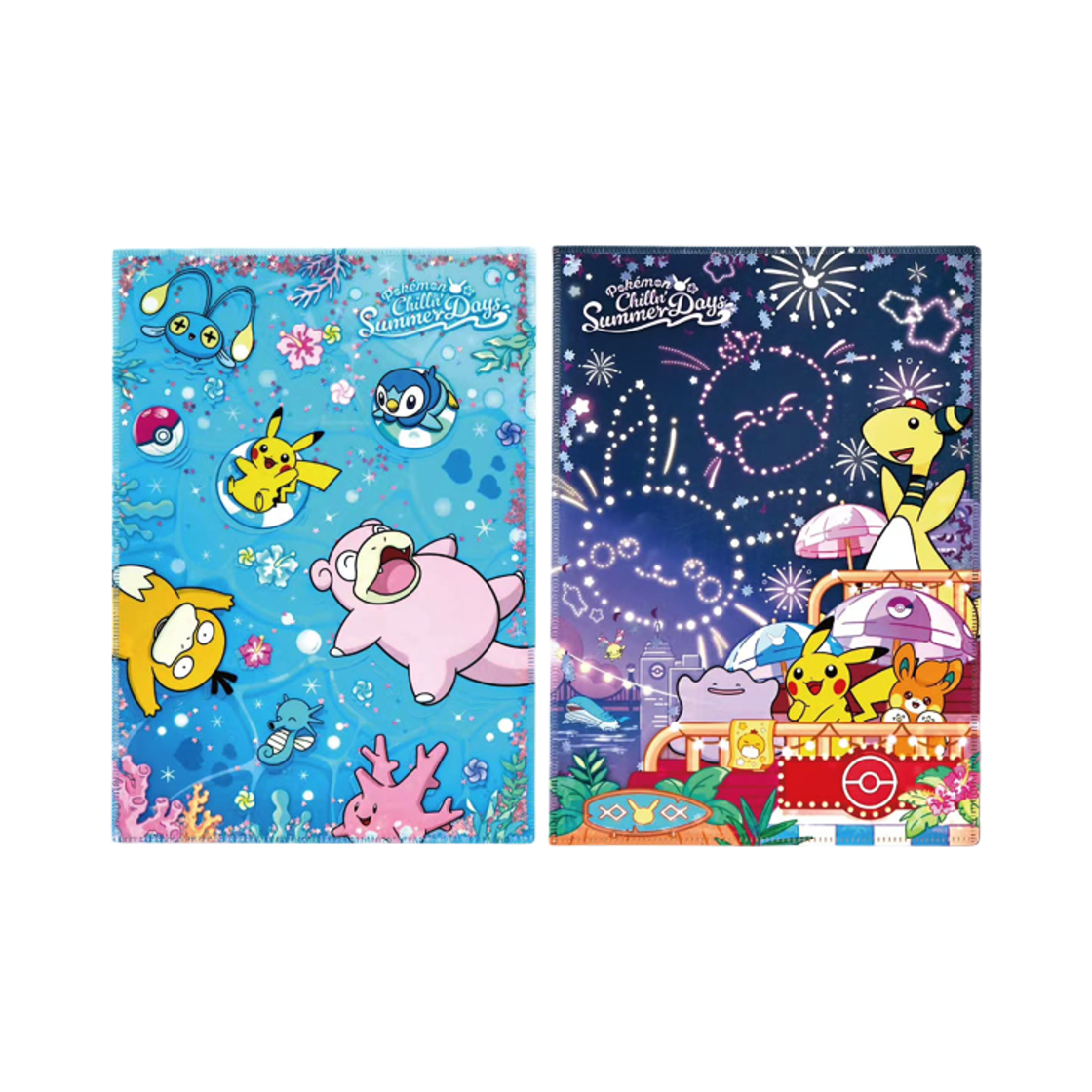 - Pokemon Chilln Summer Days Spengle Clear File (Set of 2)