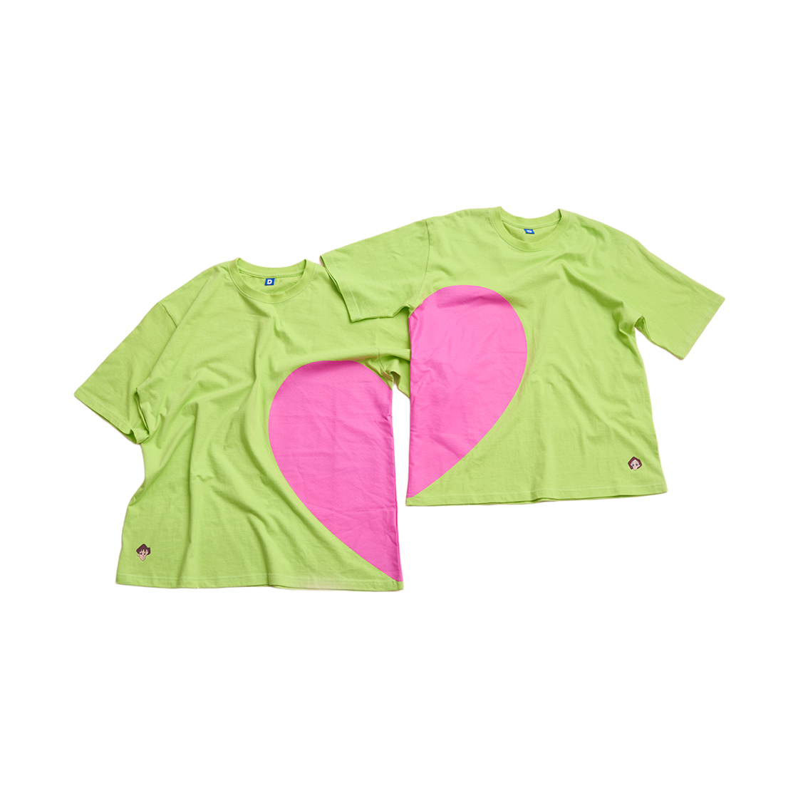 댄꼼마 짱구 닭살커플 반팔티셔츠 2팩(DANCOMMA Crayon Shin-chan Lovey-Dovey Couple Short-Sleeve T-Shirt 2-Pack) - 2