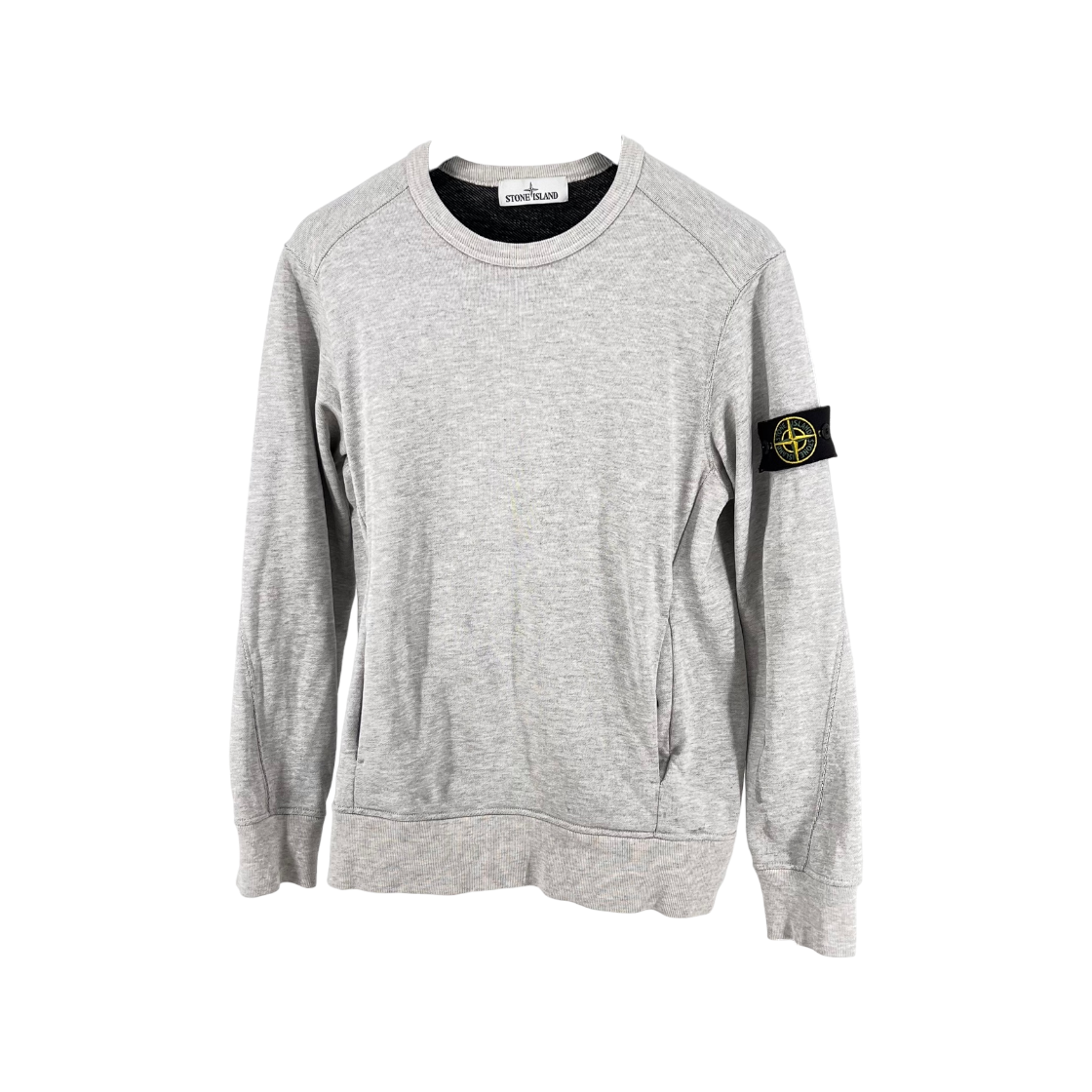 ITI3GEIUAWEV Stone Island Long Sleeve Sweatshirt Gray