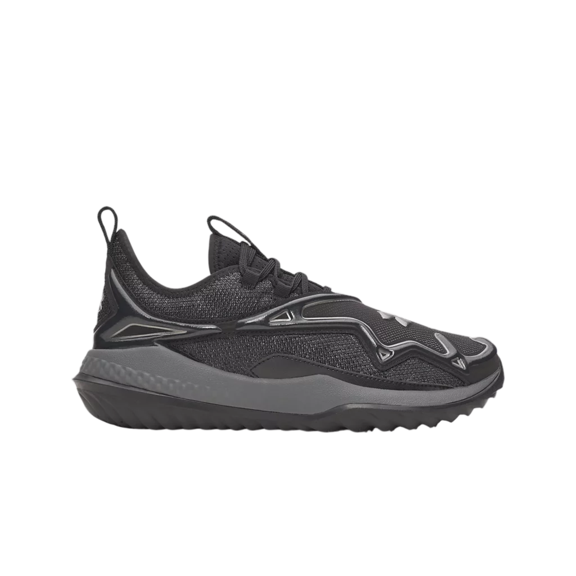 6009955-002 Under Armour UA Harper 11 Pro Turf Baseball Shoes Black Anthracite Metallic Gun Metal