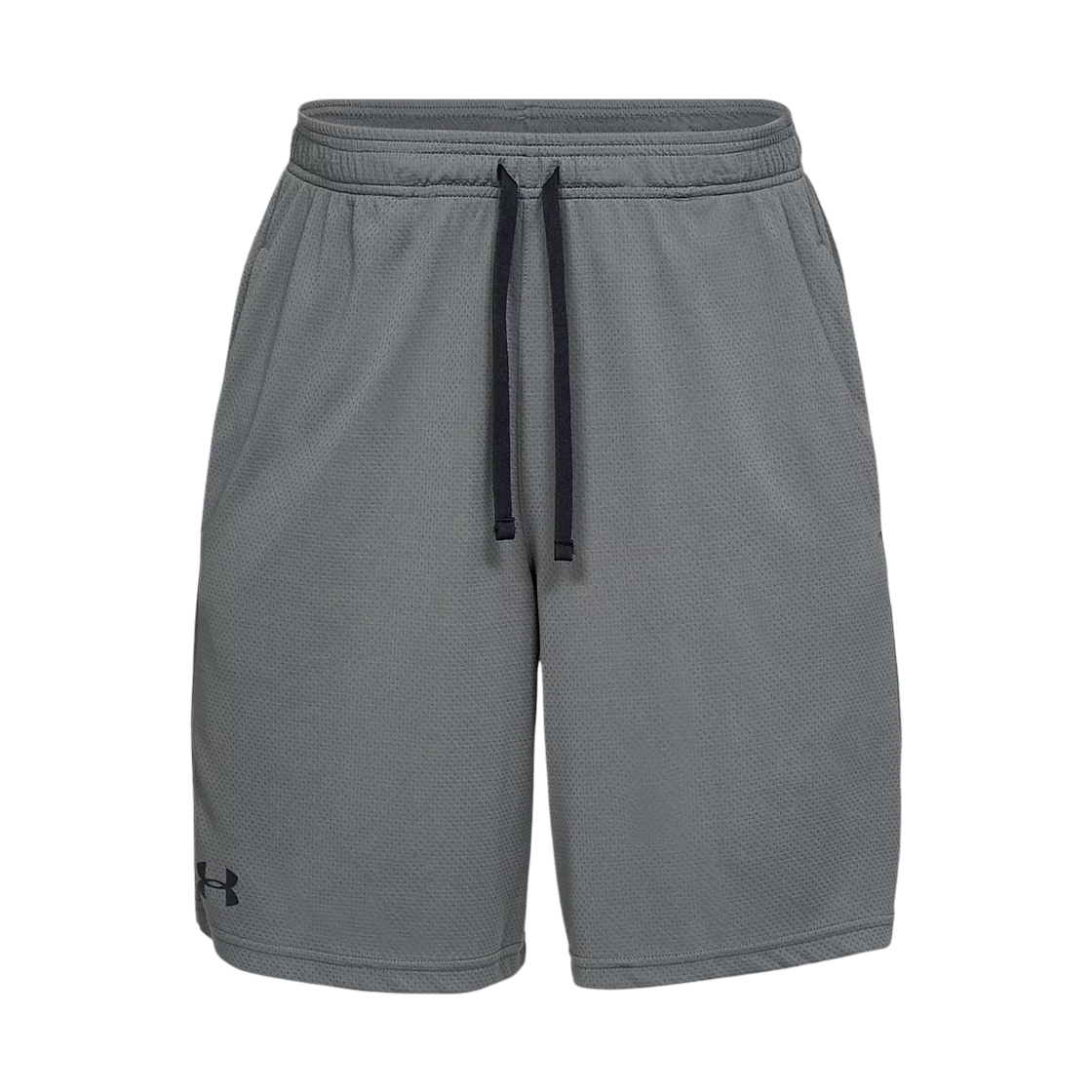 1328705-012 Under Armour UA Tech Mesh 9 Inch Shorts Pitch Gray Black