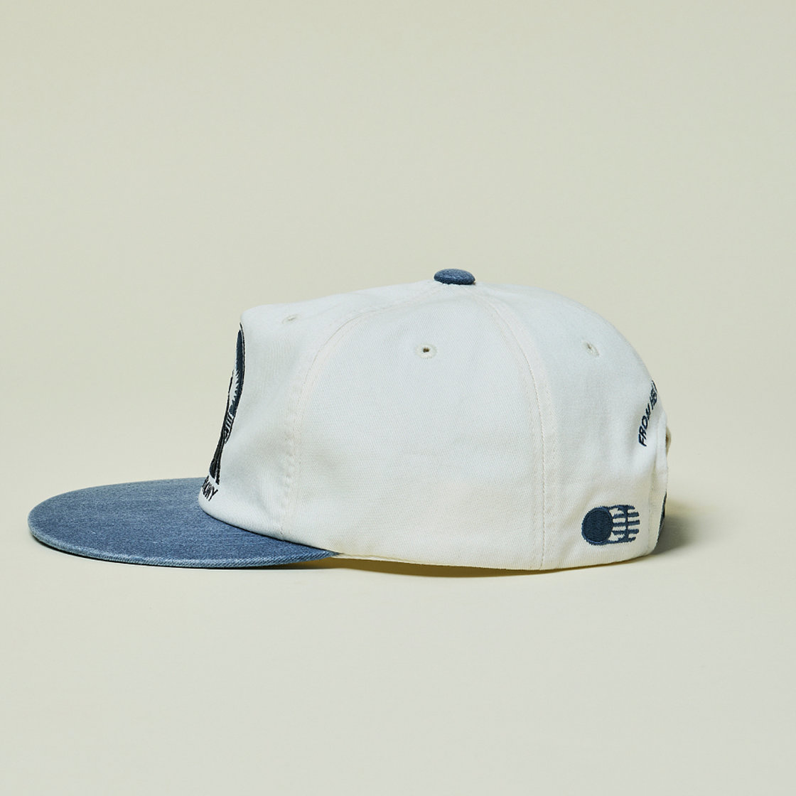 트래픽하모니 드라이브 로고 트러커햇 아이보리&네이비(Traffic Harmony Drive Logo Trucker Hat Ivory & Navy) - 5