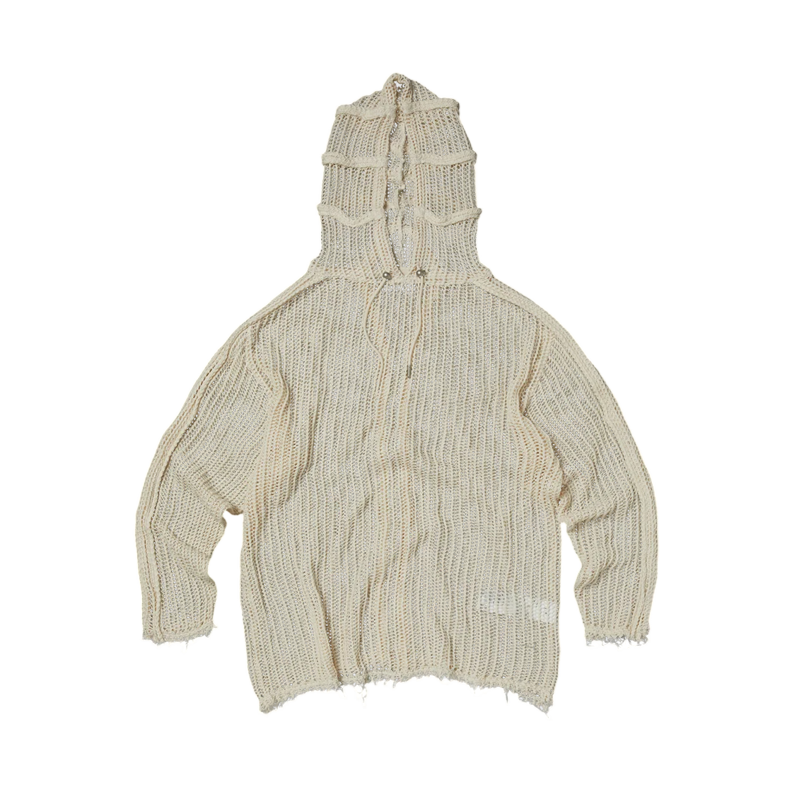 - Thug Club TC Line Mesh Knit Hoodie White