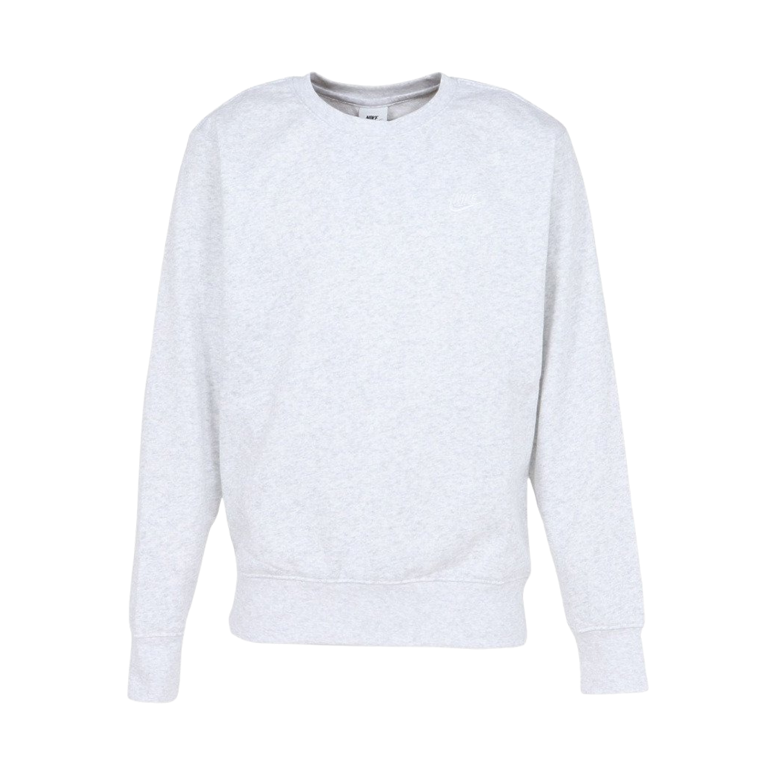 FN3889-051 Nike Club French Terry Crew Birch Heather White - Asia