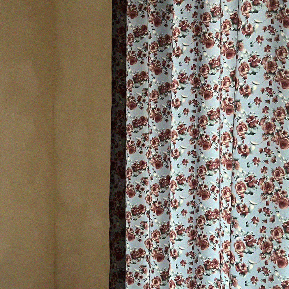 무성화 레일라 플라워 빈티지 카페 커튼 142x150cm(MUSEONGHWA Leila Flower Vintage Curtain 142x150cm) - 3