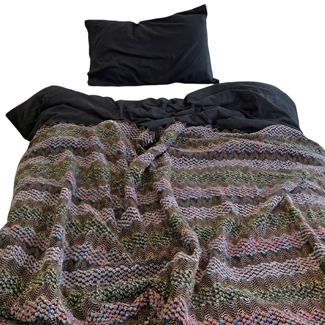 무성화 카뮈 보헤미안 블랭킷 캠핑 담요 쇼파커버 125x200cm(MUSEONGHWA Camus Bohemian Blanket Camping Blanket Sofa Cover 125×200 cm)