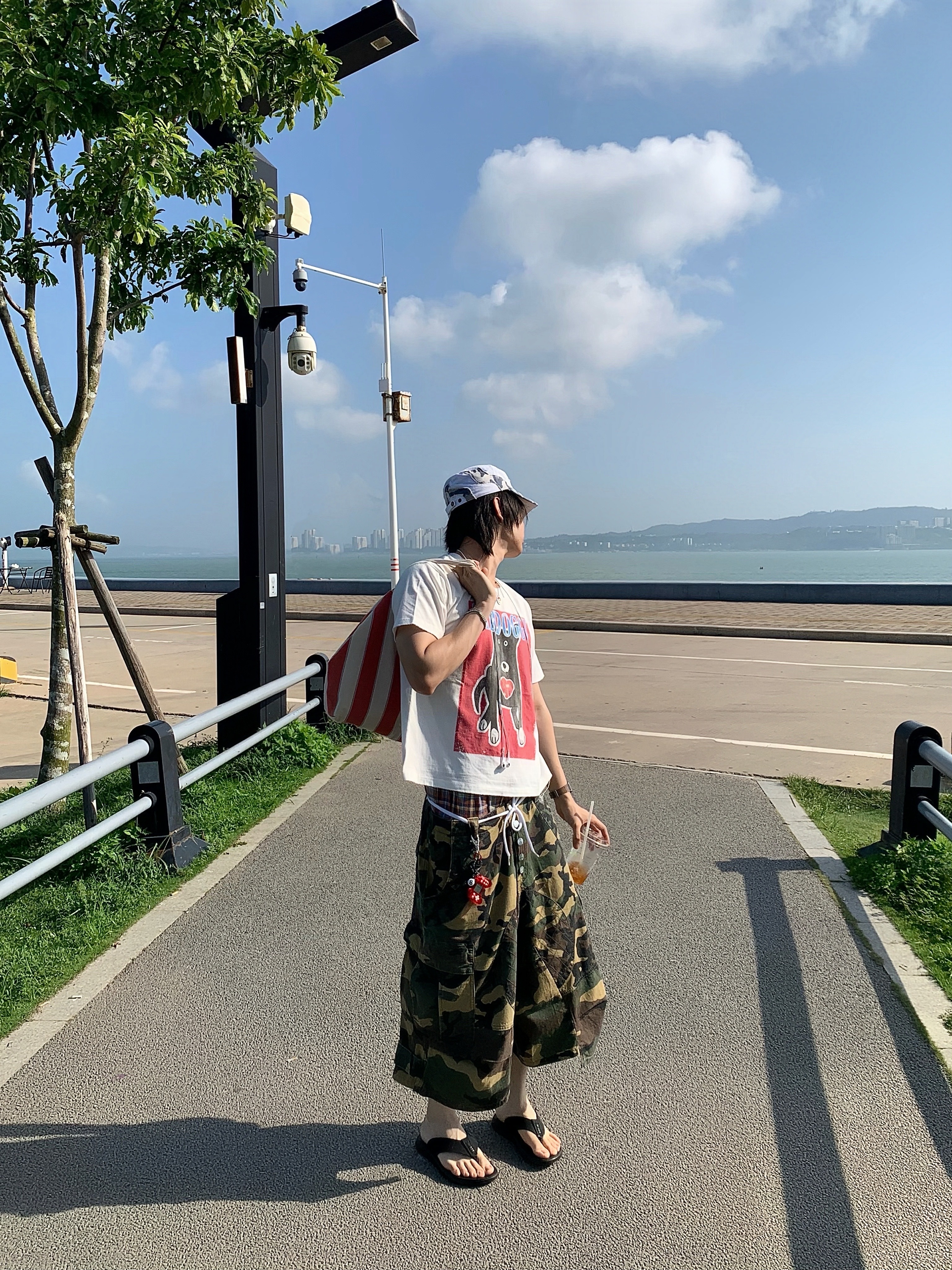 STEEPC Tuesday*Camouflage Bermuda Pants 착용 스타일 - 7