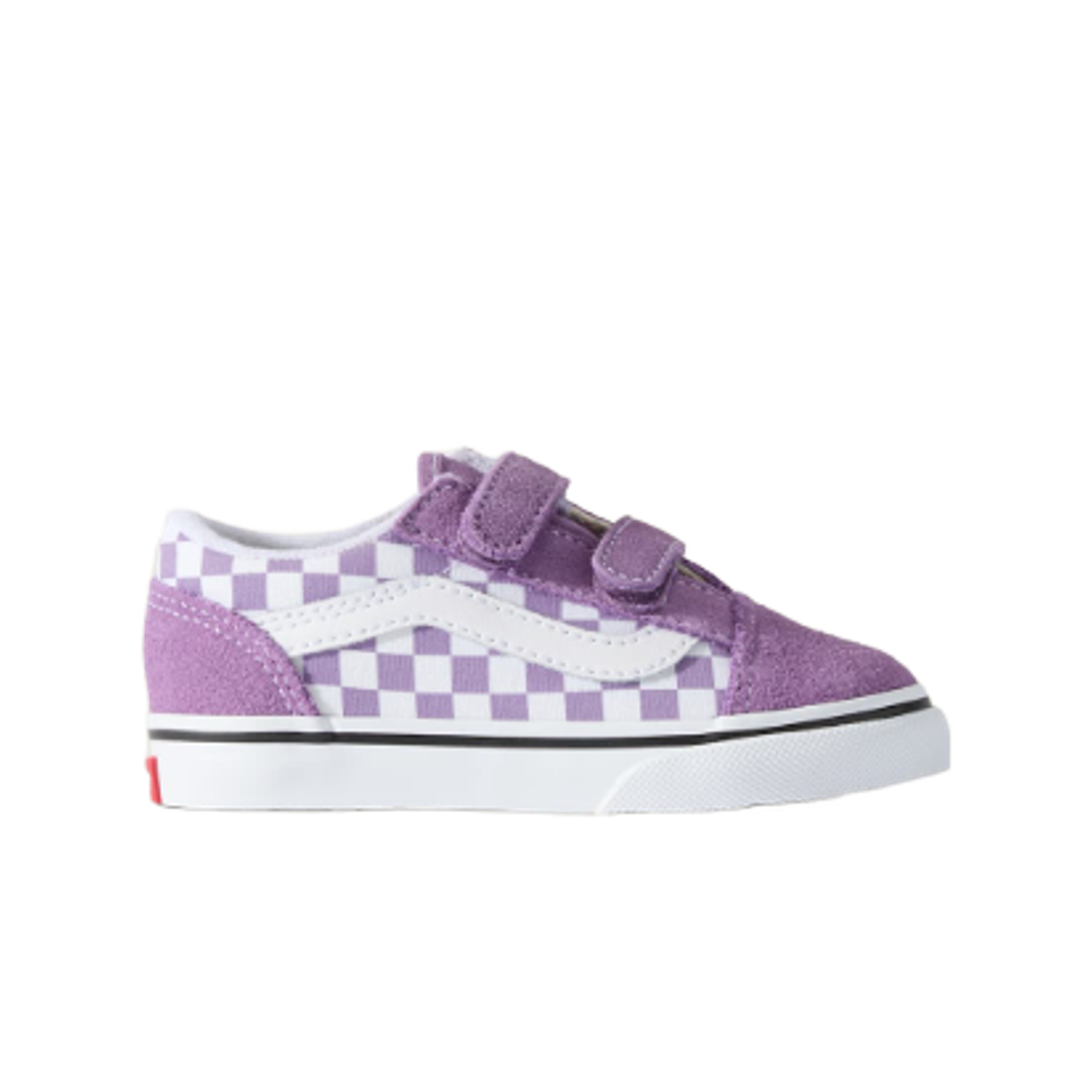 VN000VB2FRT (TD) Vans Old Skool Velcro Color Theory Checkerboard Purple