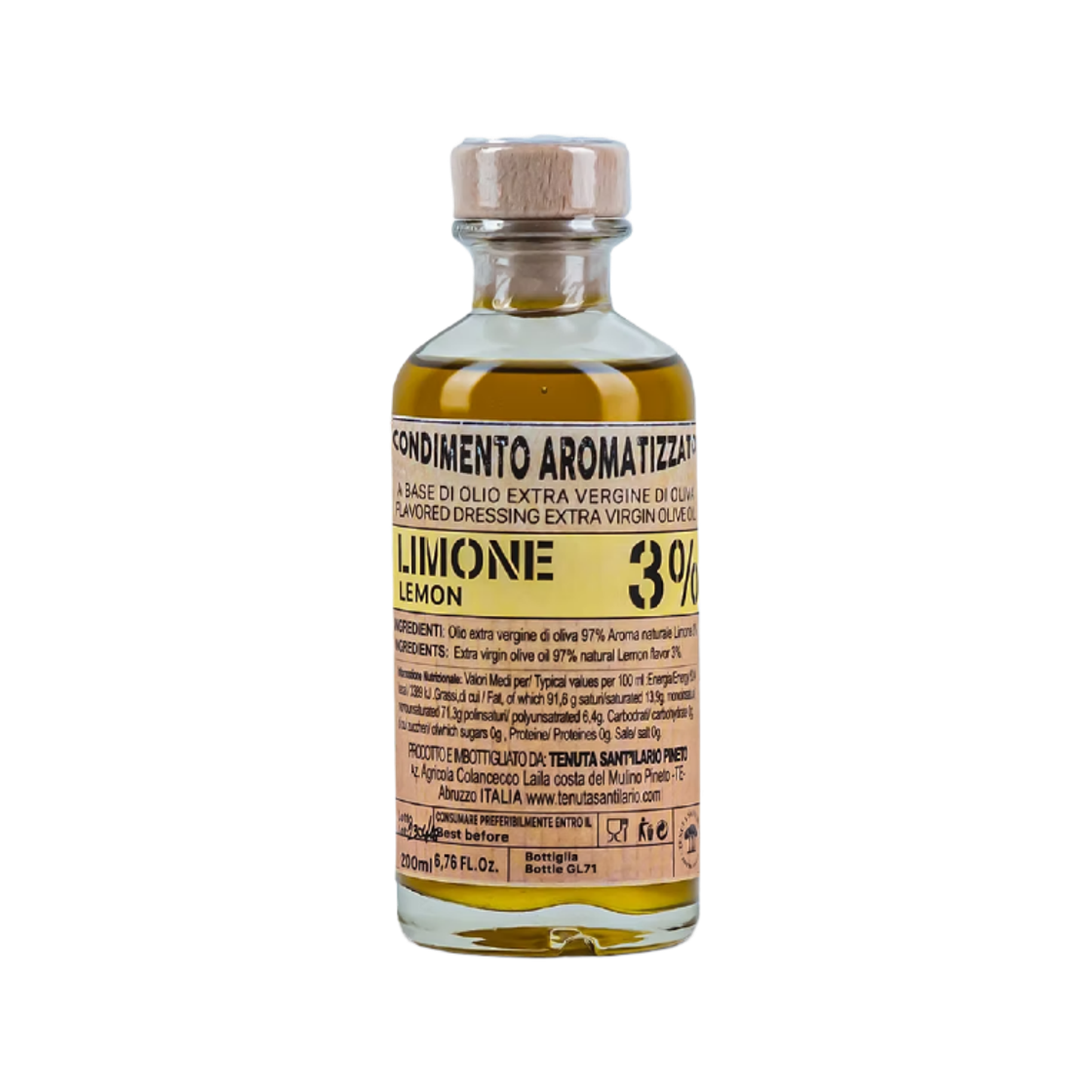 TSC72OL3TSI714 Tenuta Sant'ilario Farmacia Extra Virgin Olive Oil Lemon 200ml