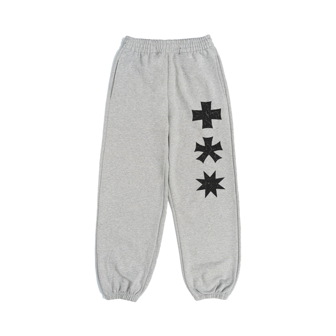 26072803 MydeepblueMemories PT Three Logo Sweat Pants Grey