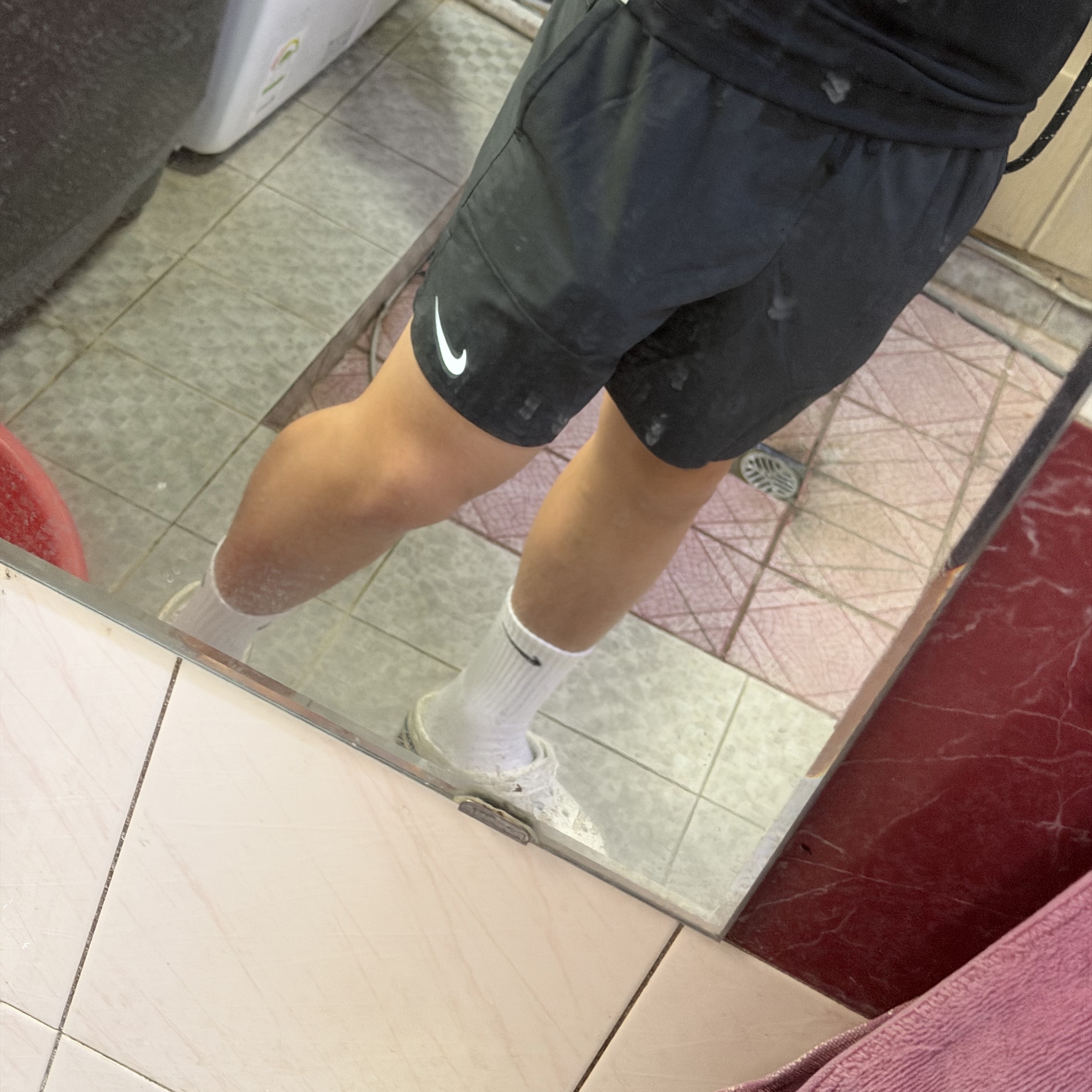 Nike Dri-Fit Stride 7 Inch Brief Lined Running Shorts Black - Asia 착용 스타일