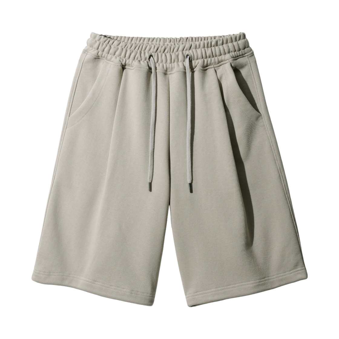 YKSP1451_lightbeige_291 FP142 Slack one tuck half pants lightbeige YKSP1451