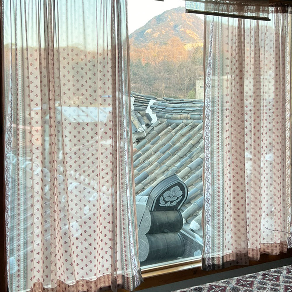 무성화 차이티 에스닉 보헤미안 쉬폰 가리개 커튼 140x230cm(MUSEONGHWA Caiti Ethnic Bohemian Chiffon Curtain 140x230cm) - 4