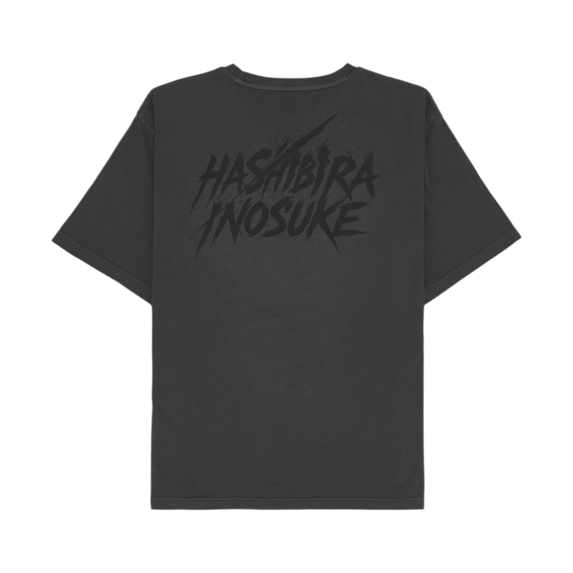 스파오 x 귀멸의 칼날 반팔 티셔츠 차콜(Spao x Demon Slayer Short Sleeve T-Shirt Charcoal) - 2