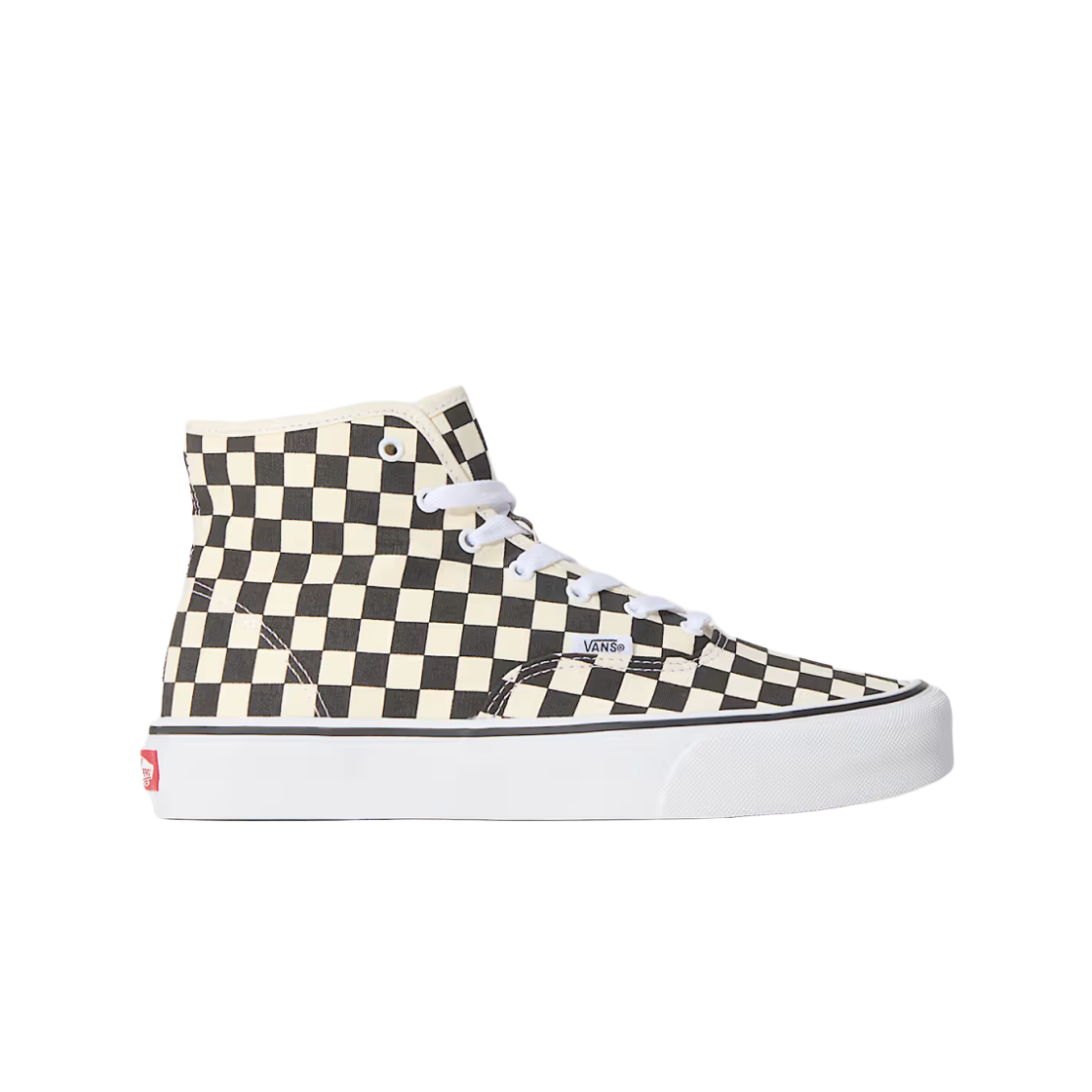VN000E8HBMW Vans Authentic Hi 2.0 Checkerboard Black