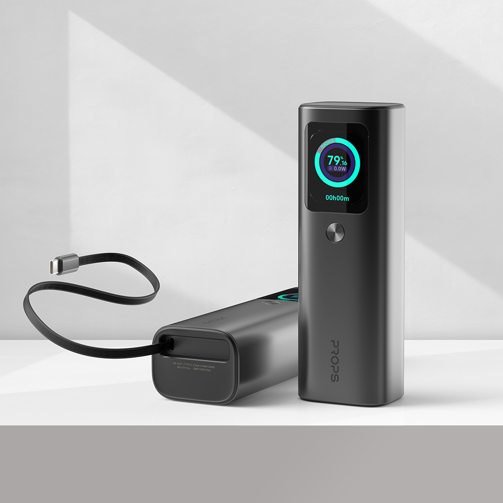 프롭스 165W PPS 초고속 충전 20000mAh 기내반입 대용량 노트북 보조배터리 차지고프로(PROPS ChargeGo Pro Fast Charging 20000mAh Airline-Approved Portable Power Bank(4colors)) - 5