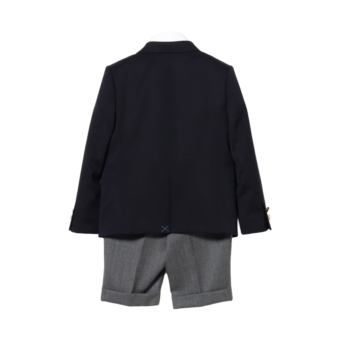(키즈) 코도모 빔즈 x 쇼팽 세레모니 블레이저 세트 네이비 2((Kids) Kodomo Beams x Chopin Ceremony Blazer Set Navy 2) - 2