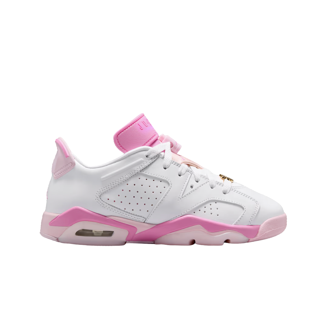 IQ5976-100 (GS) Jordan Air 6 Retro Low White Pink Foam
