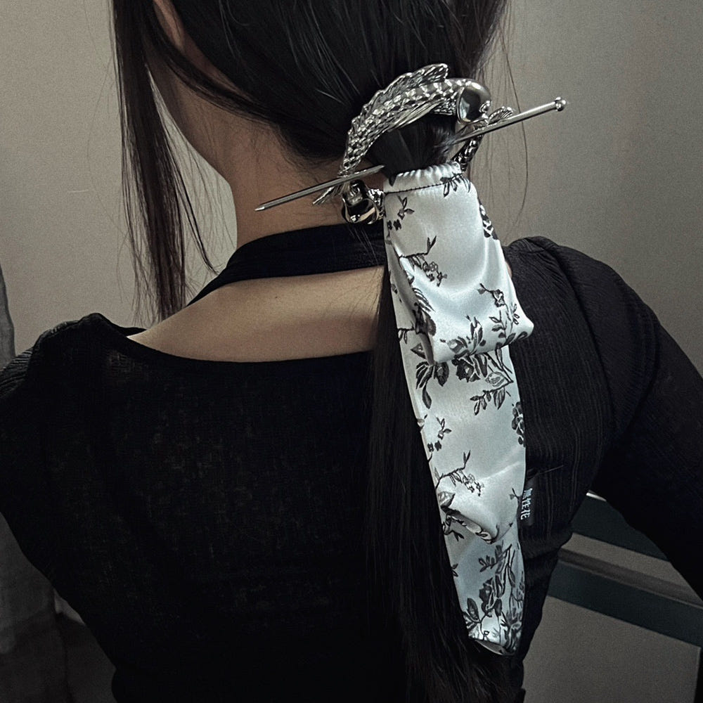 무성화 숙희 오리엔탈 댕기 머리끈(MUSEONGHWA Sookhee Ribbon Hair Tie) - 2