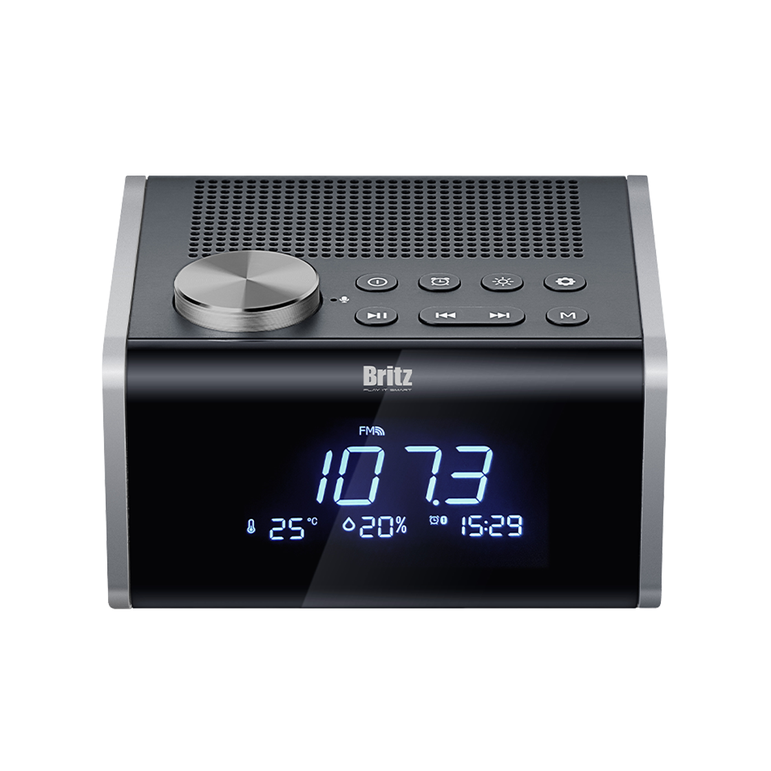 브리츠 BA-CL2 블루투스 스피커 (알람시계/FM라디오)(Britz BA-CL2 Bluetooth Speaker with Digital Clock & FM Radio) - 3