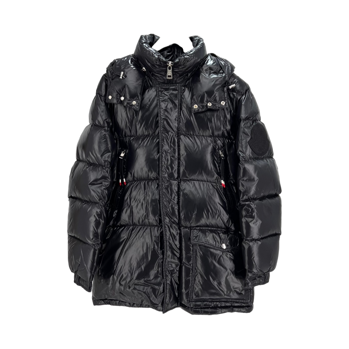 ITABE66VFQNC Moncler Genius Big Logo Puffer Jacket Black