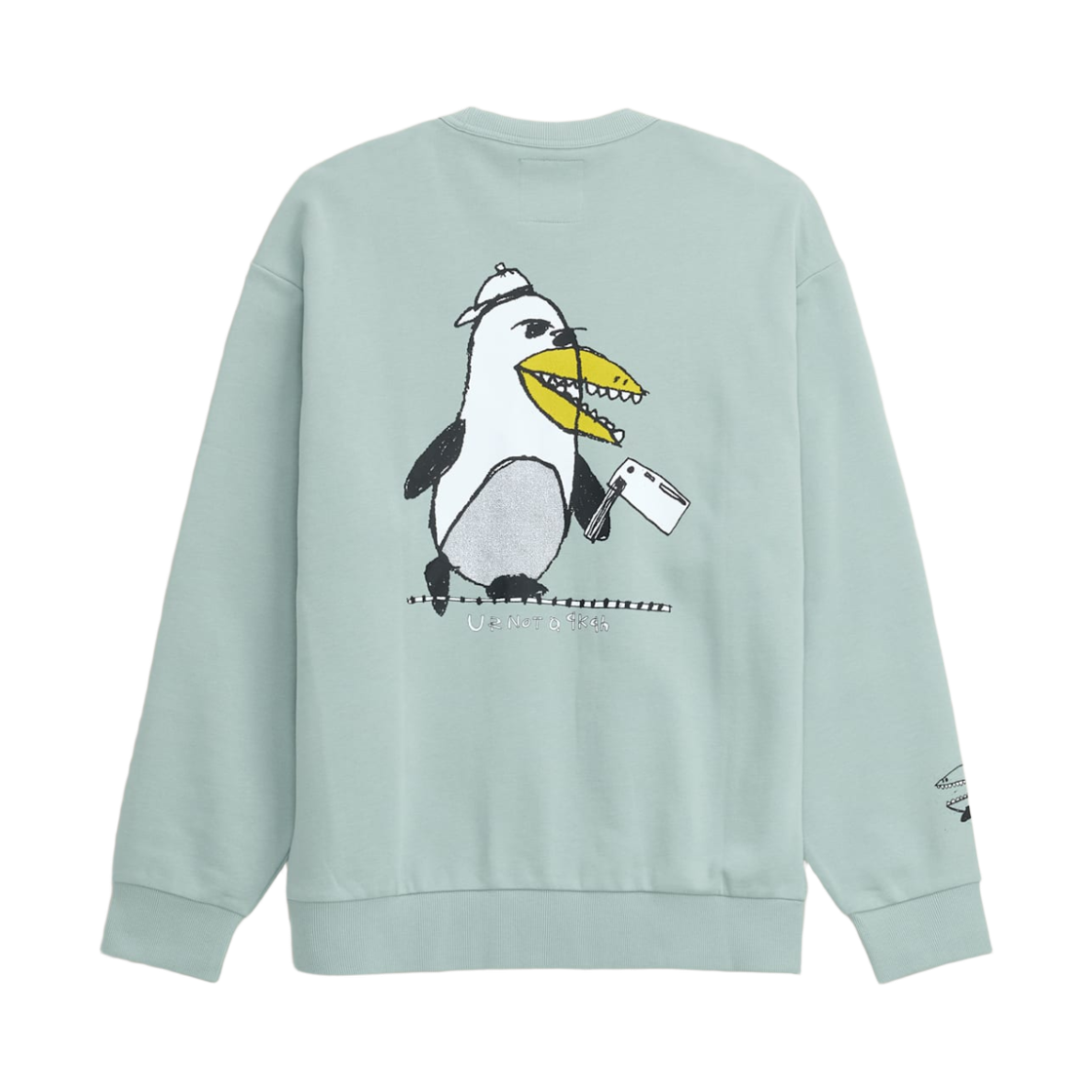 VN000TRREMW Vans x Riroo GFX Crew Mint