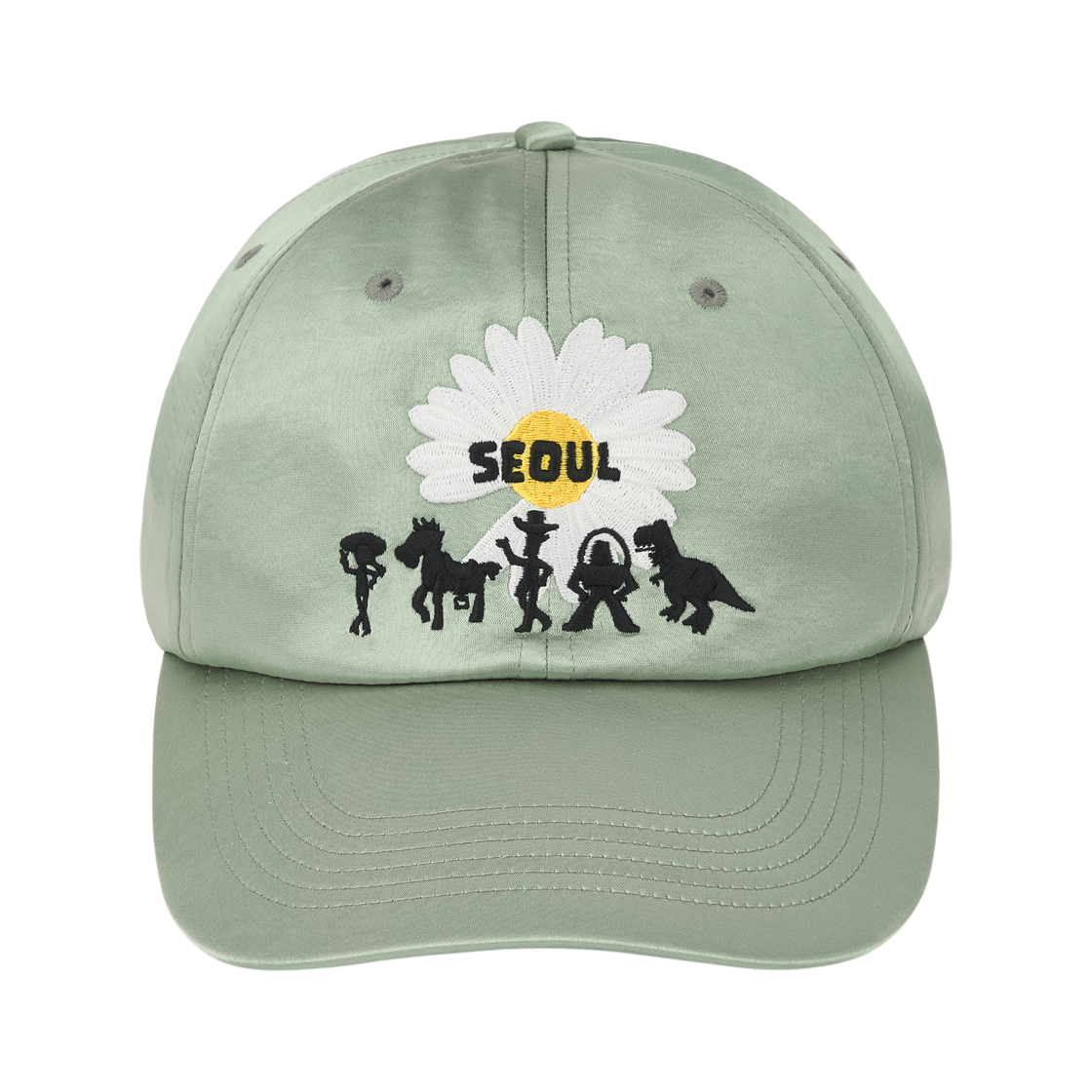 PEACEMINUSONE トイストーリー Cap 02 SEOUL 피스마이너스원 x 토이 스토리 더 퍼스트팬 캡 02 올리브 그린 - 서울