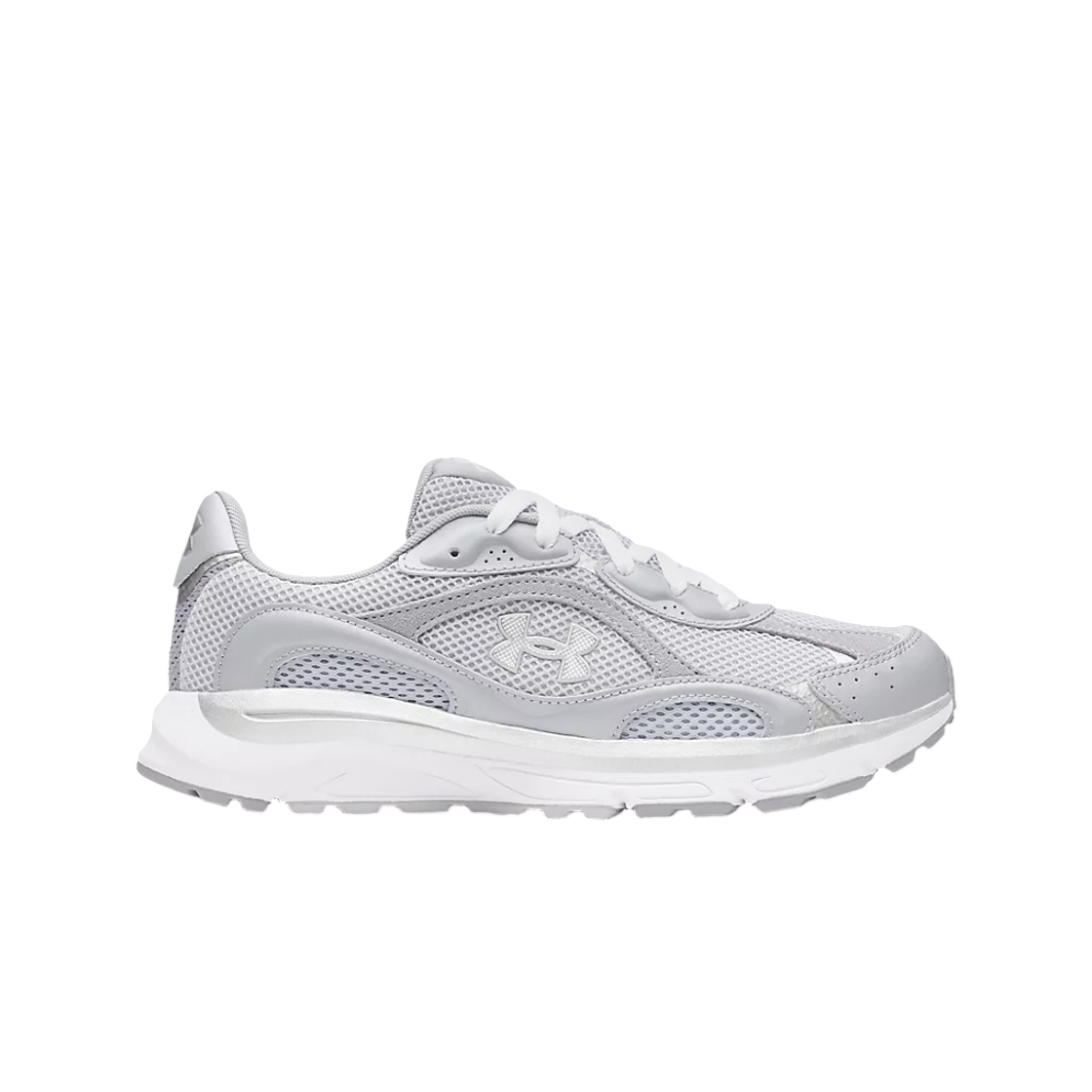 6011293-012 Under Armour UA Tech Runner Shoes Mod Gray Steel Metallic Silver