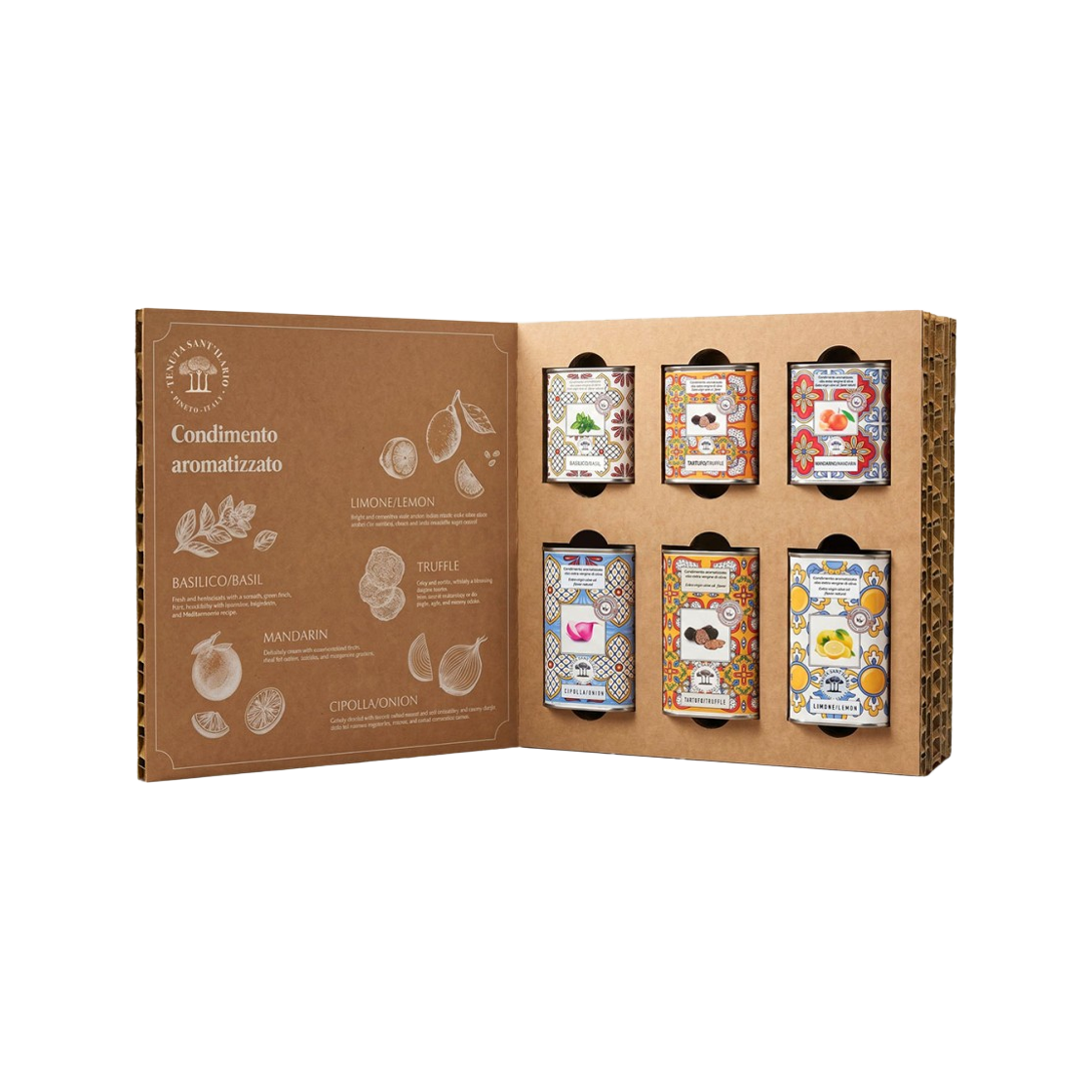 2026_maioliche6set Tenuta Sant'ilario Maioliche Extra Virgin Olive Oil Gift Pack (100ml x 3ea, 250ml x 3ea)