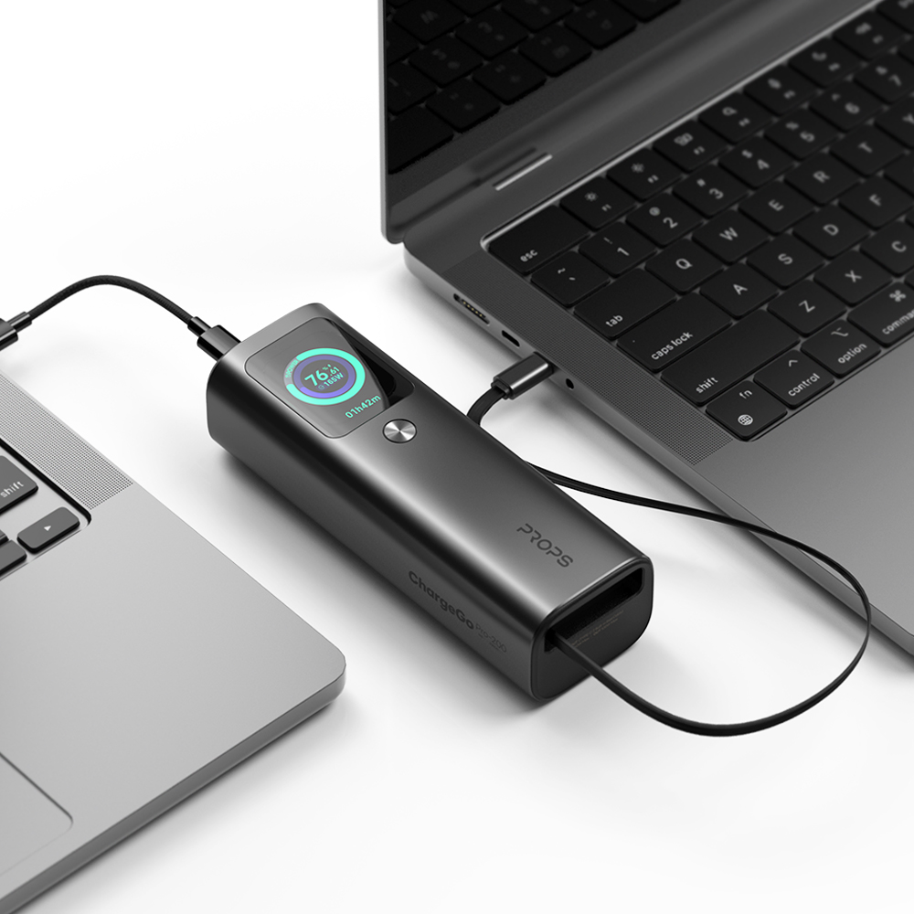 프롭스 165W PPS 초고속 충전 20000mAh 기내반입 대용량 노트북 보조배터리 차지고프로(PROPS ChargeGo Pro Fast Charging 20000mAh Airline-Approved Portable Power Bank(4colors)) - 3