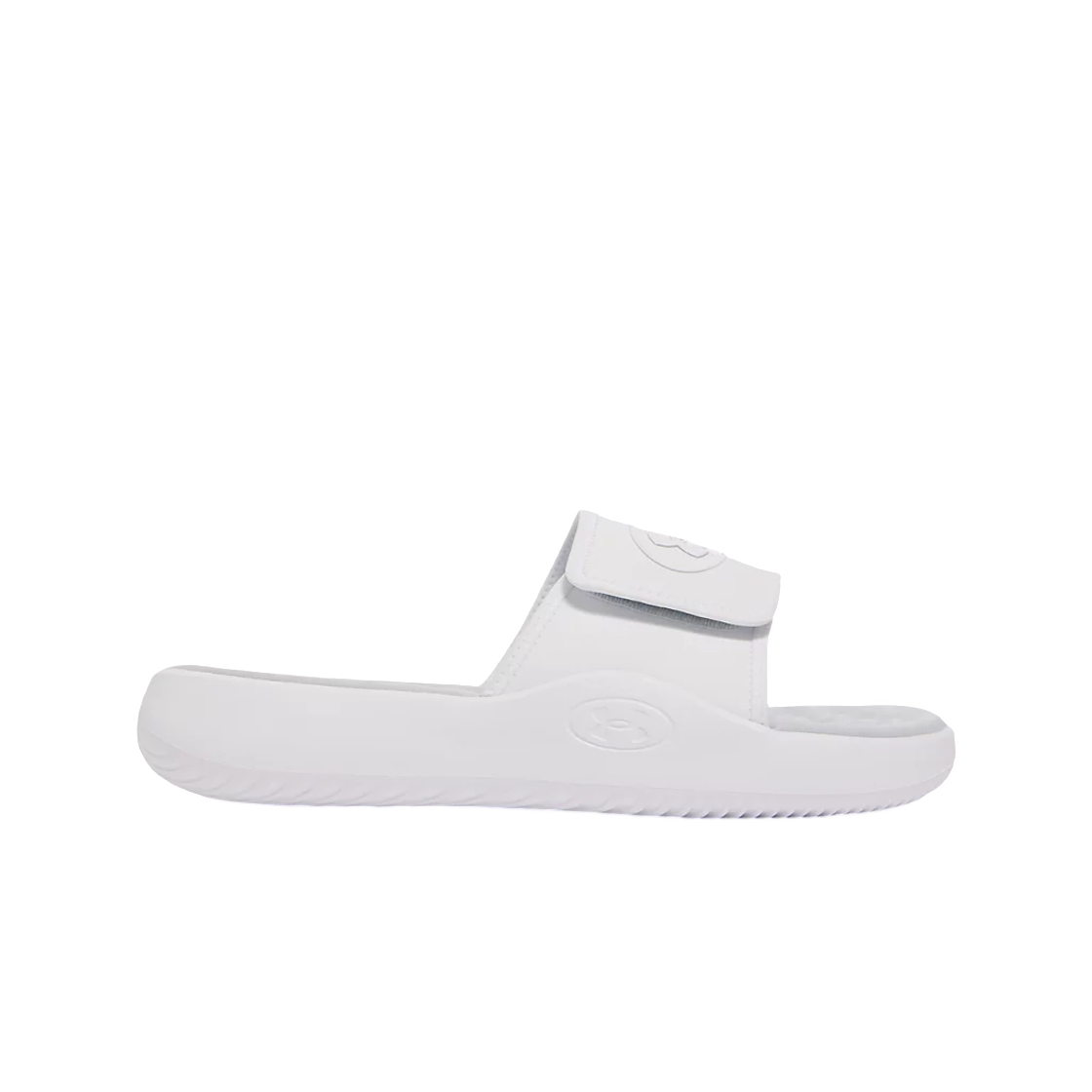 6000337-101 Under Armour UA Ignite Pro 8 Slides White Halo Gray