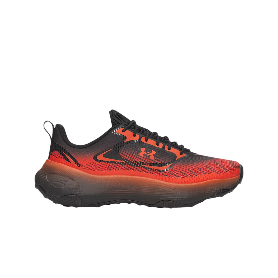 6011642-002 Under Armour UA Pulse Sportstyle Shoes Black Dark Orange