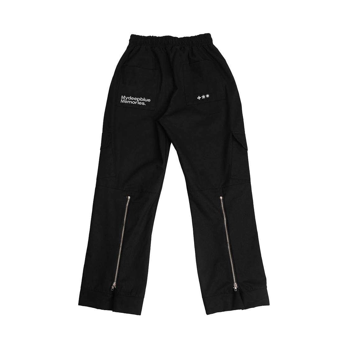 26072801 MydeepblueMemories PT Mm Boots Fit Zipper Pants Black